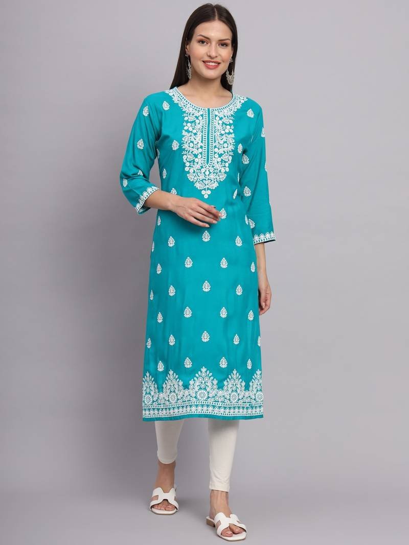 green kurti